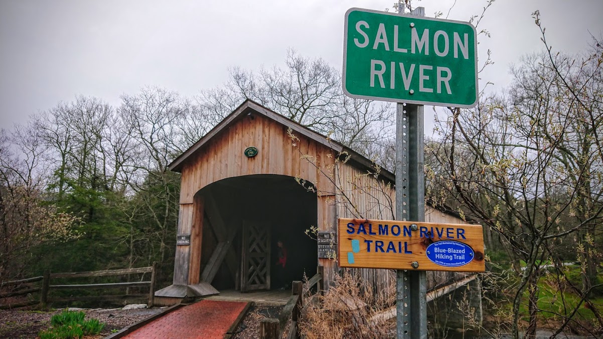 Salmon river outlet trail camping