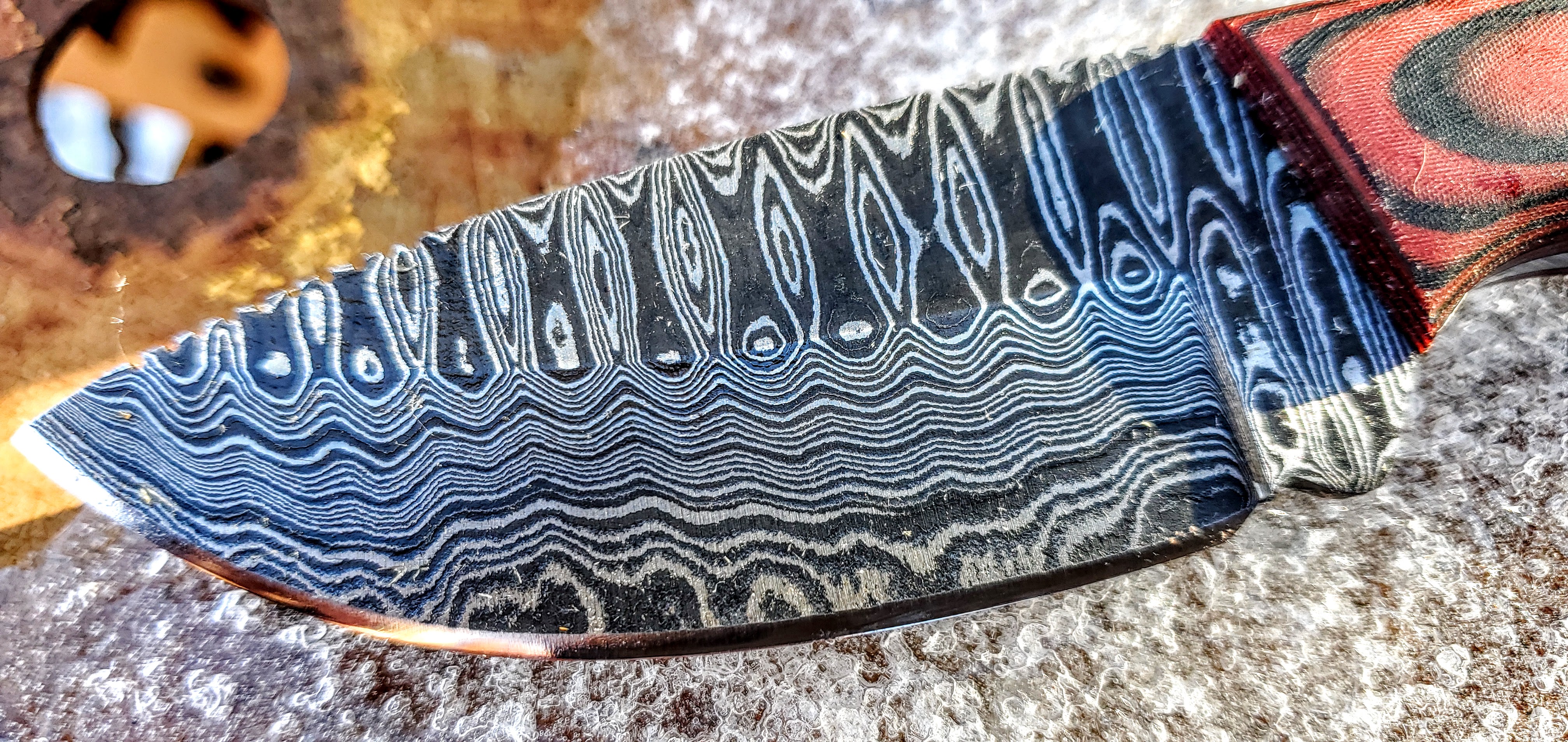 Blue best sale blaze damascus